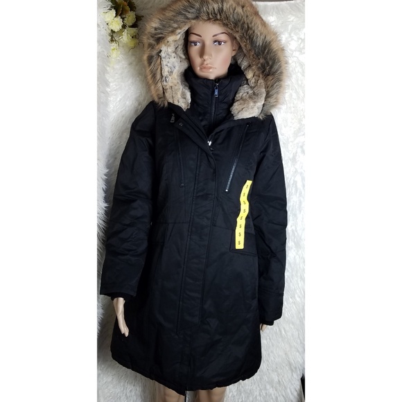 1 Madison Fur Hooded Waterproof Coat-XL - Picture 3 of 4